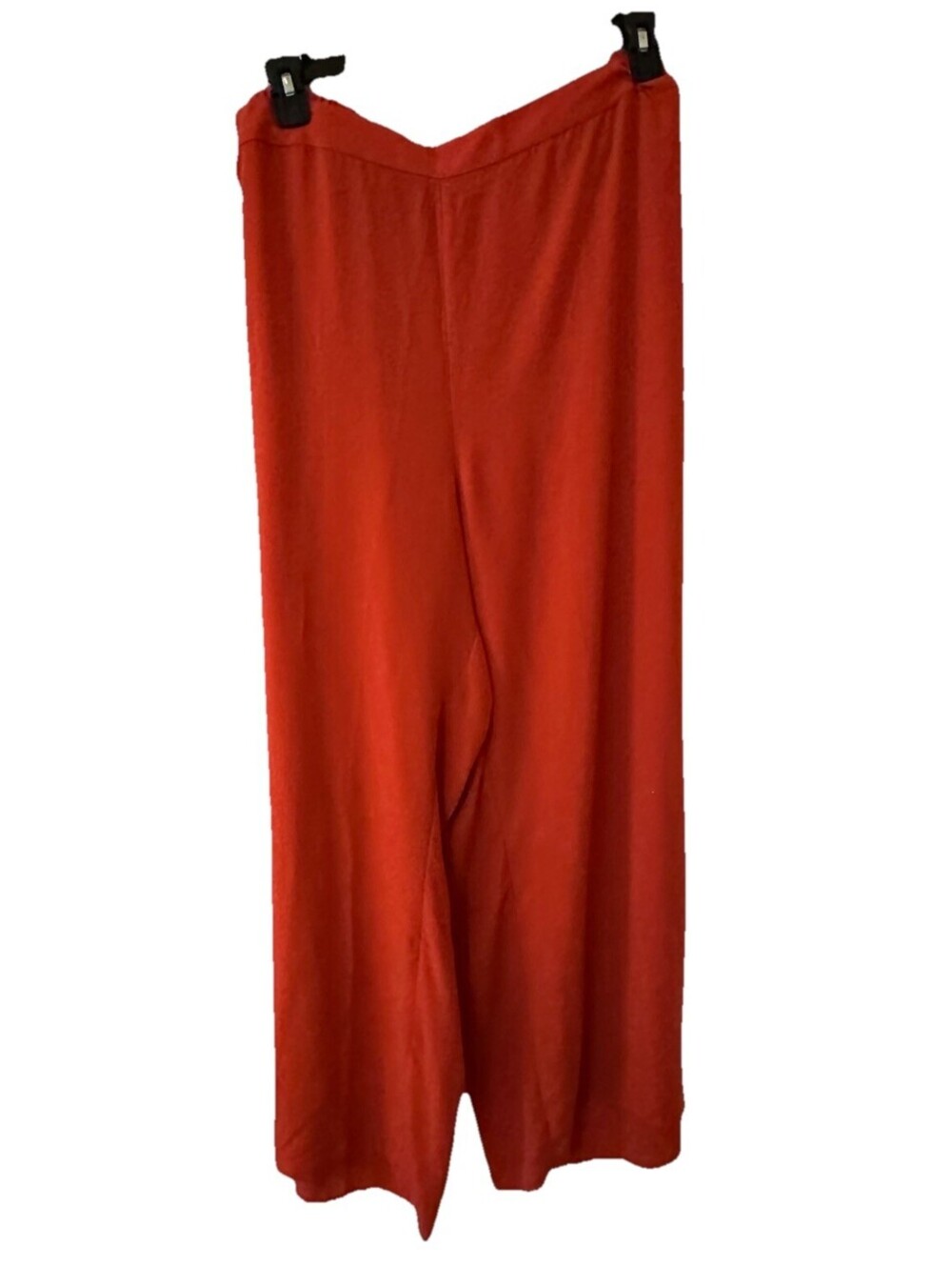 Catherines Black Label Women’s Coral/Orange Softpant Wide leg Plus 4X